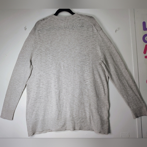 Madewell women's open front cardigan, lightweight,cotton blend,size L, pockets. - Picture 11 of 16